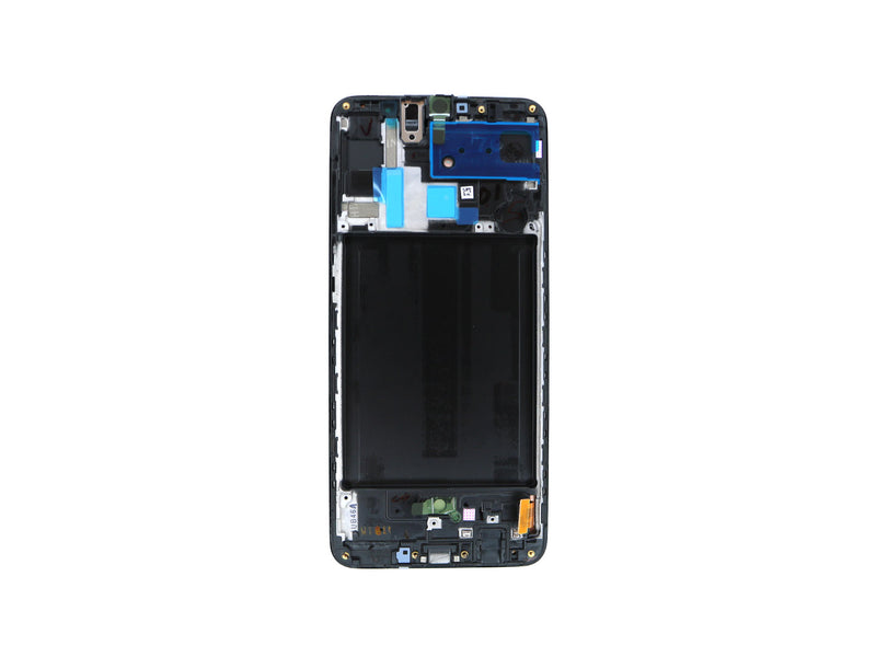 Samsung Galaxy A70 A705F Display And Digitizer With Frame Black Service Pack