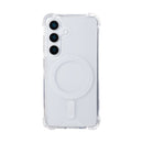 Rixus Anti-Burst Case With MagSafe For Samsung Galaxy S25 S931B Transparent