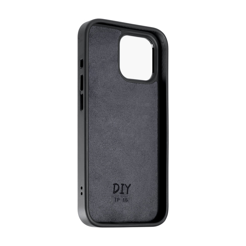 For iPhone 15 Smart Ink Phone Case Black