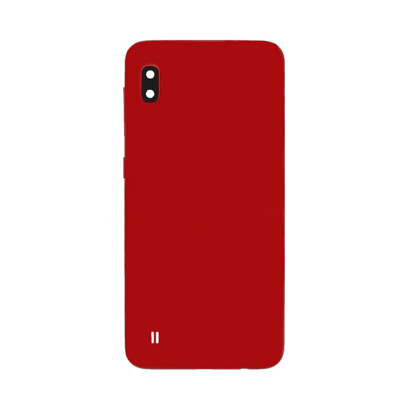 Samsung Galaxy A10 A105F Tapa Trasera Roja Con Lente (OEM)