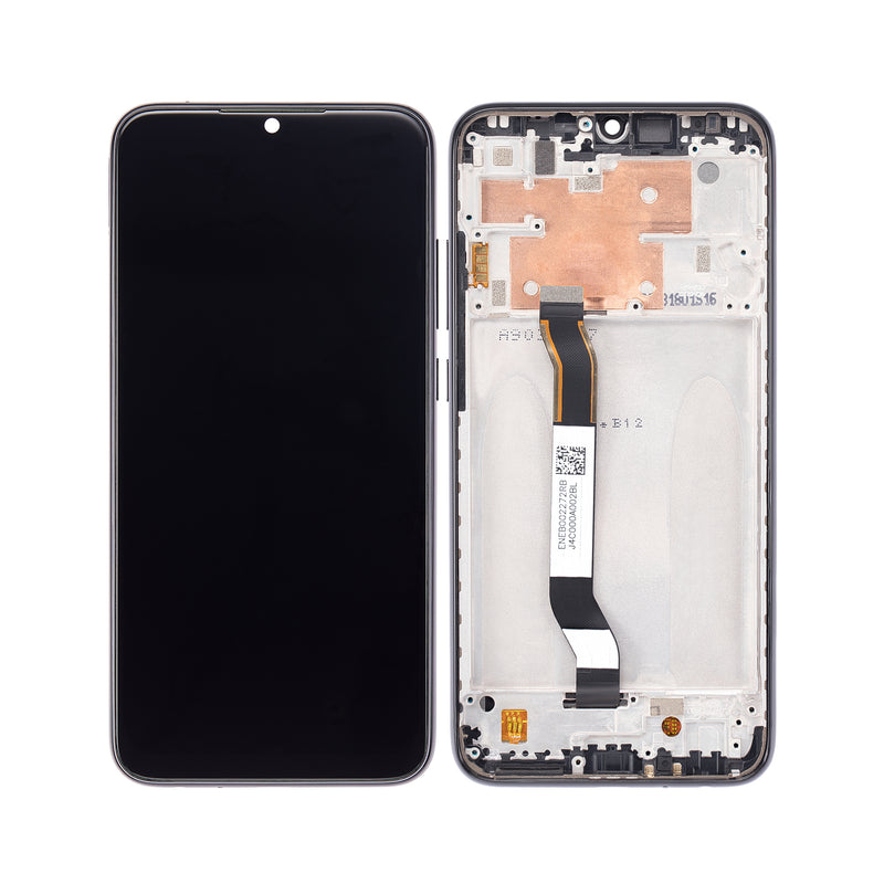 Xiaomi Redmi Note 8, Note 8 (2021) Display And Digitizer With Frame Space Black OEM