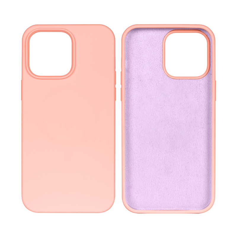 Rixus Coque TPU souple pour iPhone 15 Pro Max Rose