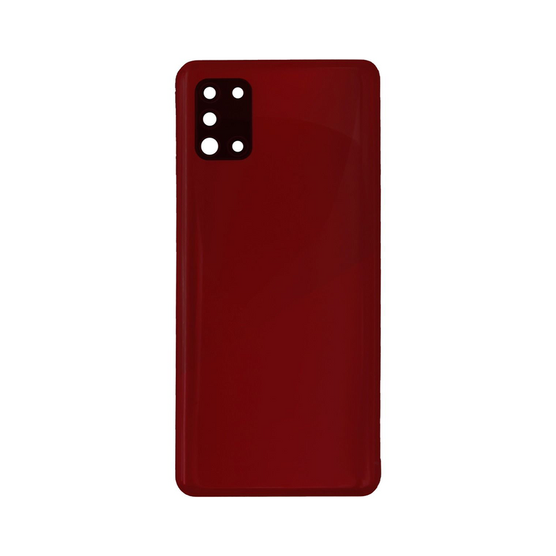 Samsung Galaxy A31 A315F Tapa trasera rojo prisma con lente (OEM)