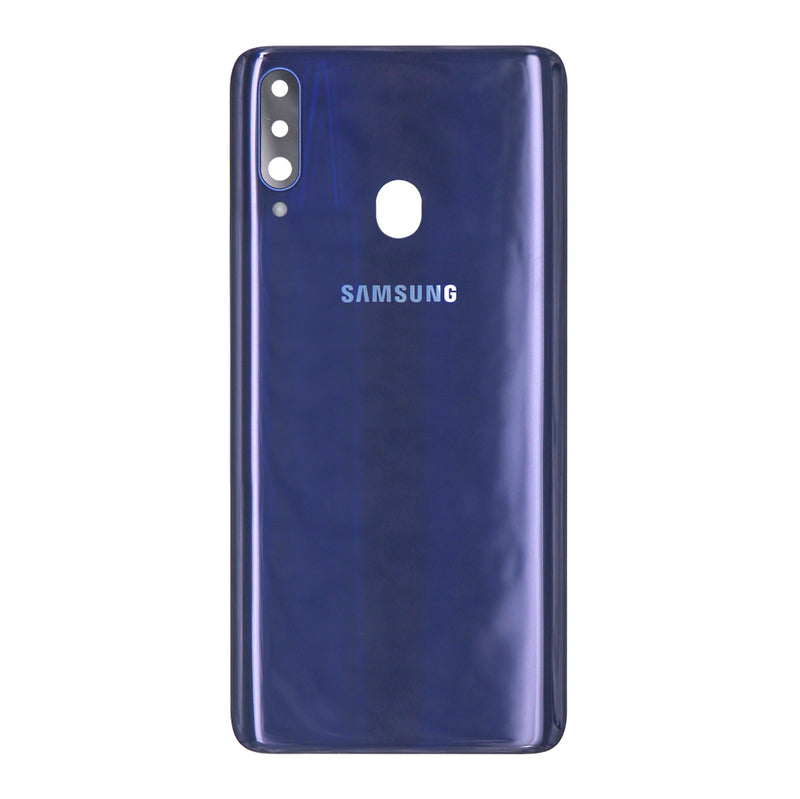 Samsung Galaxy A20s A207F Tapa Trasera Azul Con Lente (OEM)