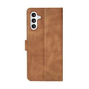 Rixus Bookcase For Samsung Galaxy A56 A566B Light Brown