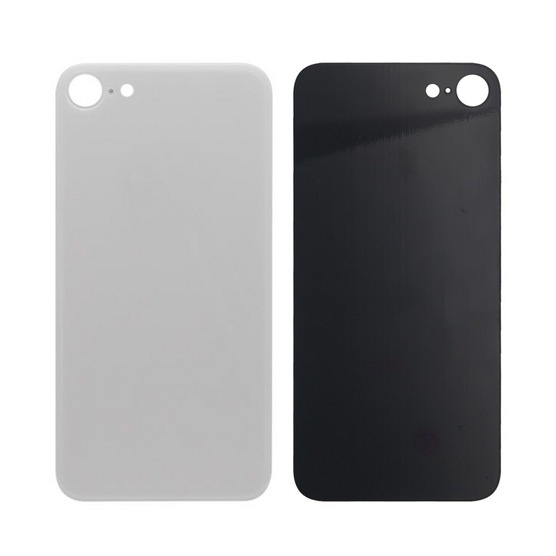 For iPhone 8 Extra Glass White (Marco de la cámara ampliado)