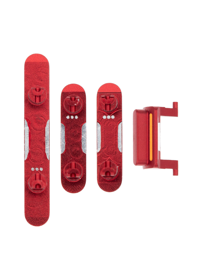 Para Juego Botones iPhone Xr Rojo (4pc)