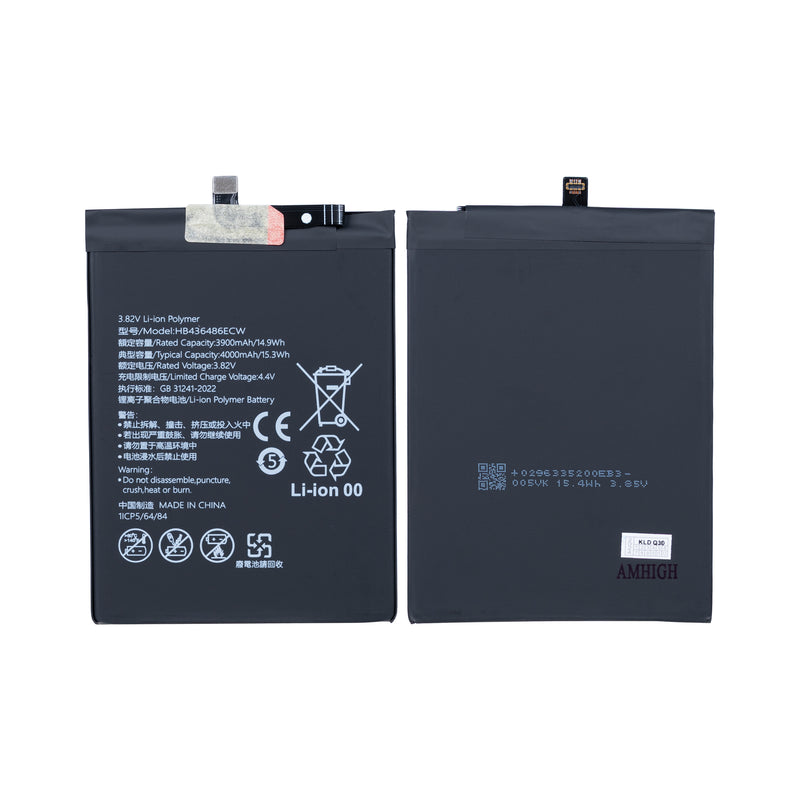 Huawei P20 Pro,Mate 10,Mate 10Pro,View 20,Mate 20RS,Honor 20Pro, Mate20 Battery HB436486ECW (OEM)