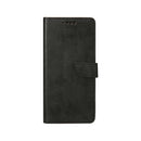 Rixus Bookcase For iPhone 16 Plus Black