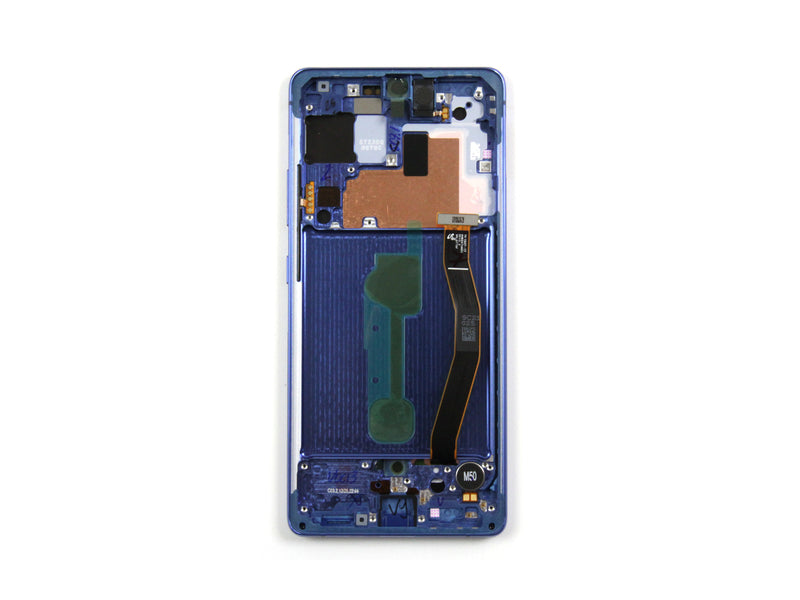 Samsung Galaxy S10 Lite G770F Display And Digitizer With Frame Prism Blue Service Pack