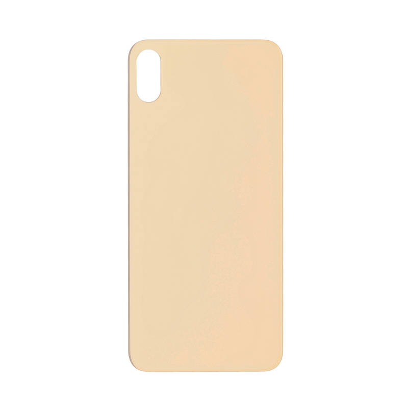 Pour iPhone Xs Max Extra Glass Gold (cadre de l'appareil photo élargi)