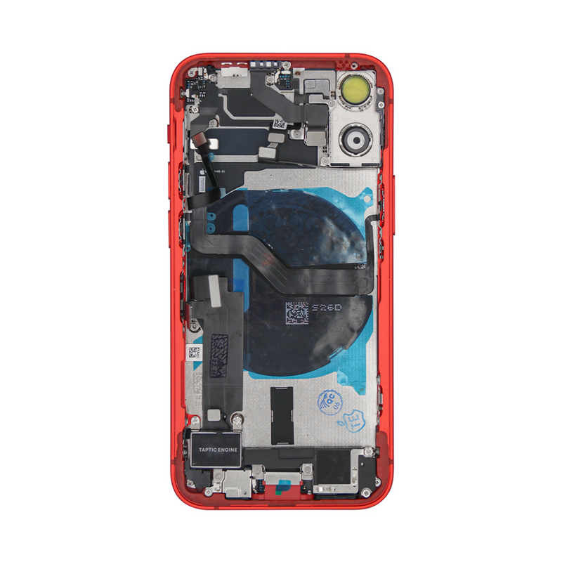 Para iPhone 12 Mini Carcasa Completa incl. Todas las Piezas Pequeñas Sin Batería y Cámara Trasera RED