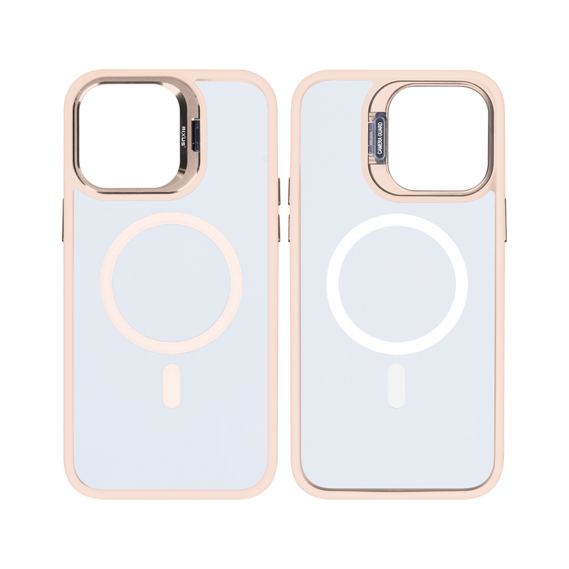 Rixus Classic 03 Case With MagSafe For iPhone 13 Light Pink