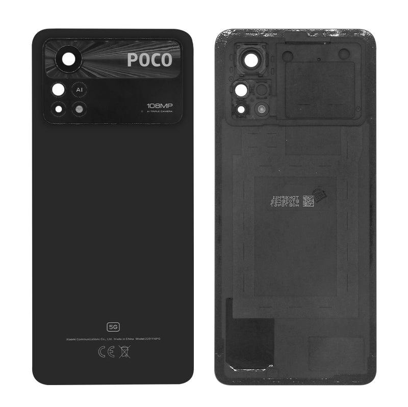 Xiaomi Poco X4 Pro 5G (2201116PG) Coque arrière Laser Noir