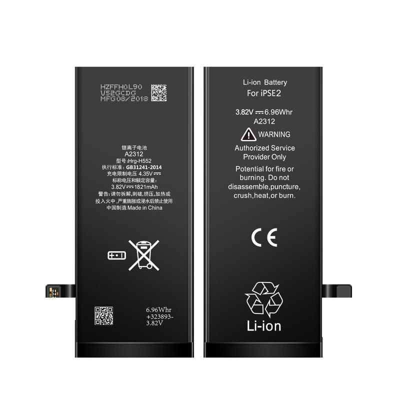 For iPhone SE (2020) Battery with TI-Chip