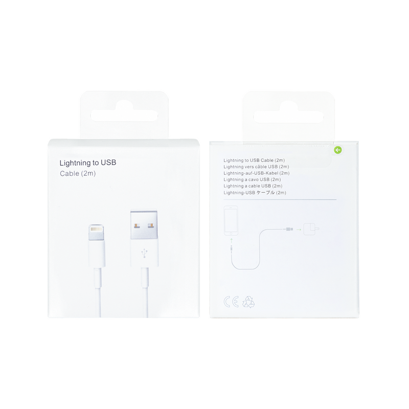 Para Apple Cable USB-A a Lightning 2 m Caja al por menor