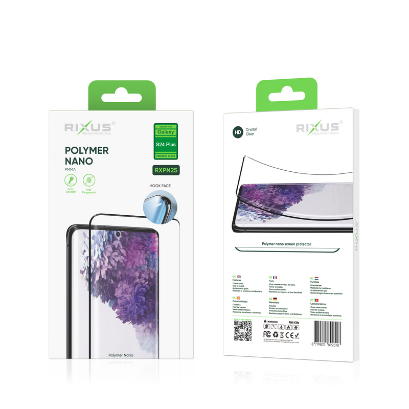 Rixus For Samsung Galaxy S24 Plus S926B Polymer Nano Glass