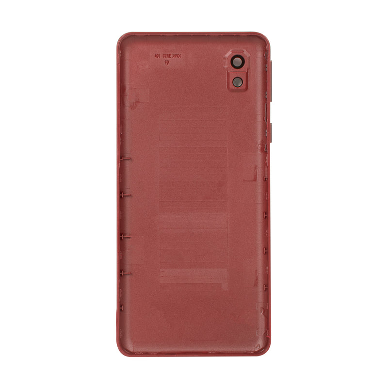 Samsung Galaxy A01 Core A013F Tapa Trasera Roja Con Lente (OEM)