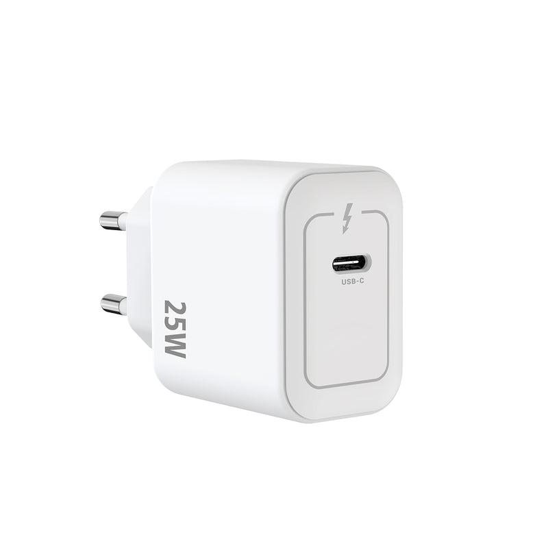 Rixus RXHC25 25W USB-C Power Adapter White