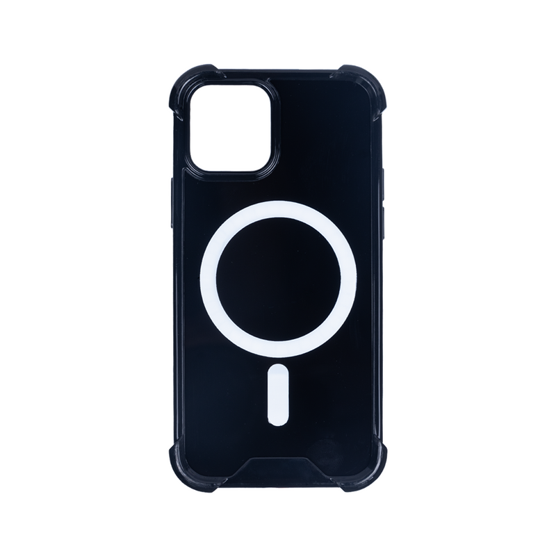 Rixus For iPhone 14 Anti-Burst Case With Magsafe Black