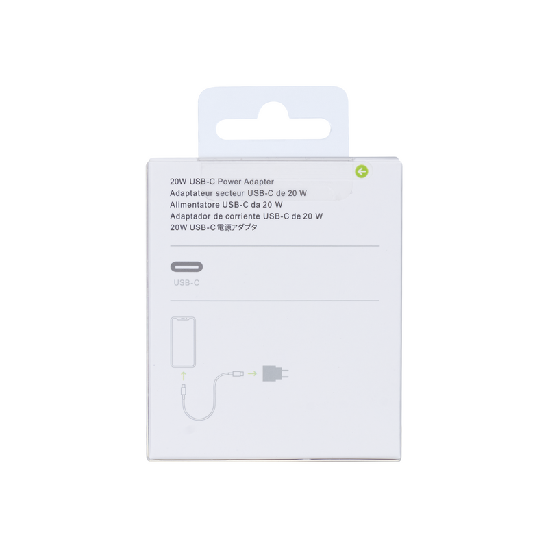 Para Apple Cargador USB-C 20W Caja de venta al público