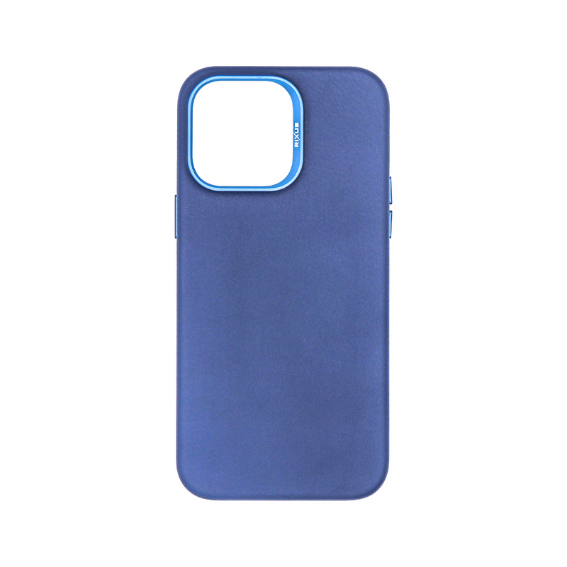 Rixus Para Funda para iPhone 15 Plus Classic 02 con MagSafe azul