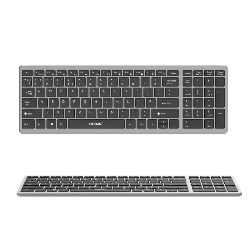 Rixus RXWK02 Universal Ultra-Thin Bluetooth Keyboard