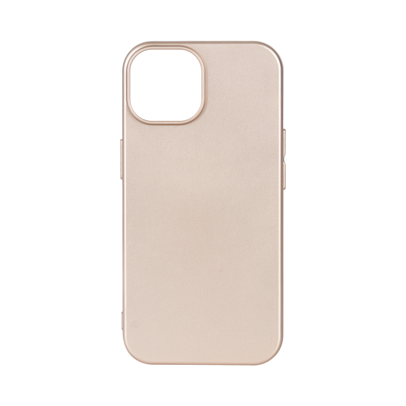 Rixus For iPhone 13 Pro Soft TPU Phone Case With MagSafe Gold