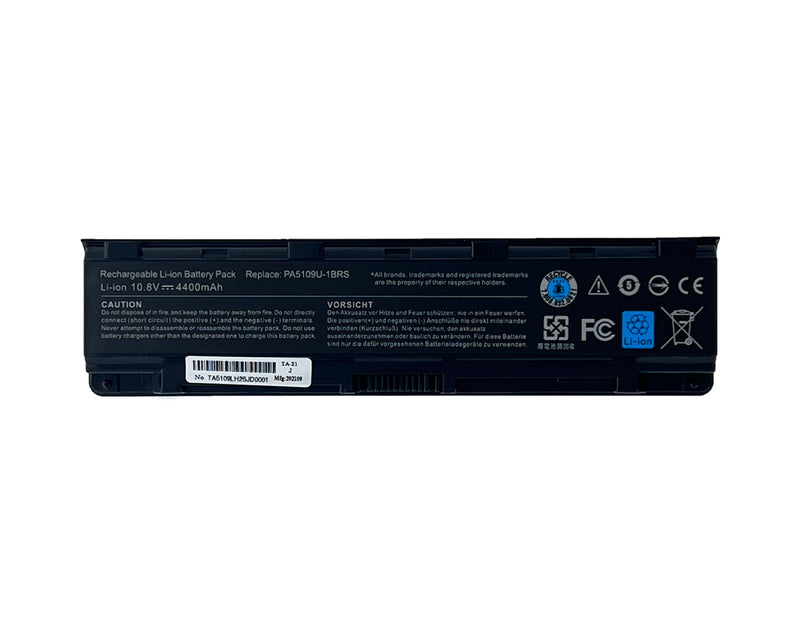 Batería Portátil Toshiba 5109 Negra (10,8V/4400mAh)