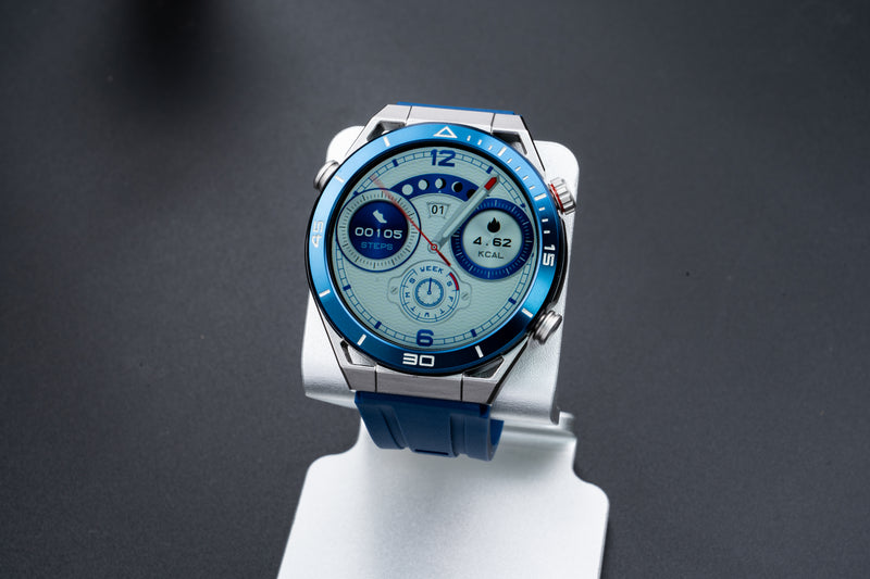 DTNO 1 DT Ultra Mate Smart Watch Silver/ Blue