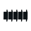 For iPhone 11 Pro Battery Insulation Stickers (5 pcs)