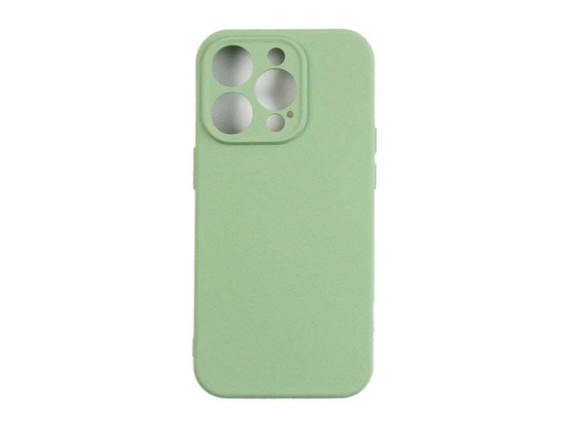 Rixus For iPhone 14 Pro Soft TPU Phone Case Matcha