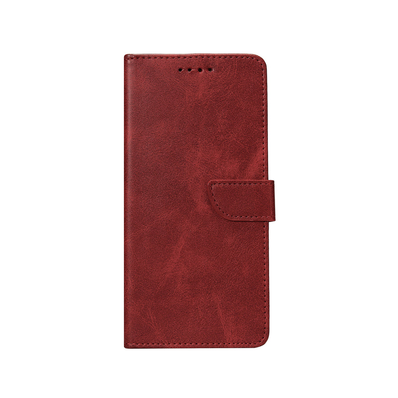 Rixus Bookcase For Samsung Galaxy S20 FE G780F Dark Red