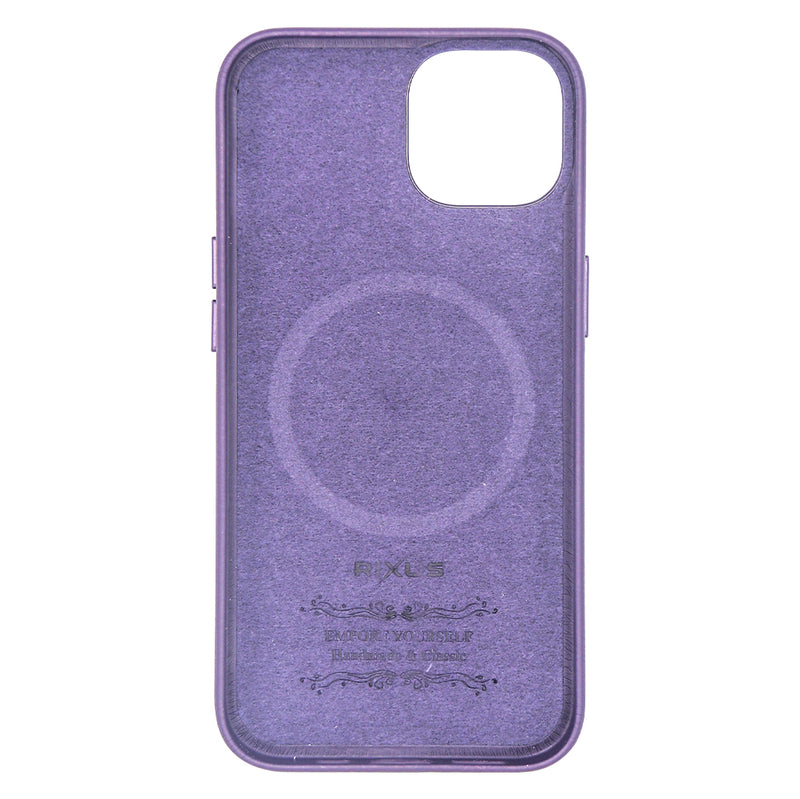 Rixus Classic 02 Funda Con MagSafe Para iPhone 14 Morado