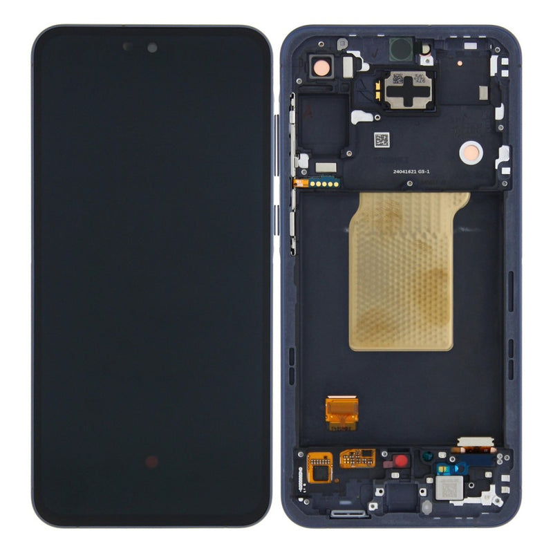 Samsung Galaxy A55 A556B Display And Digitizer With Frame Navy Service Pack