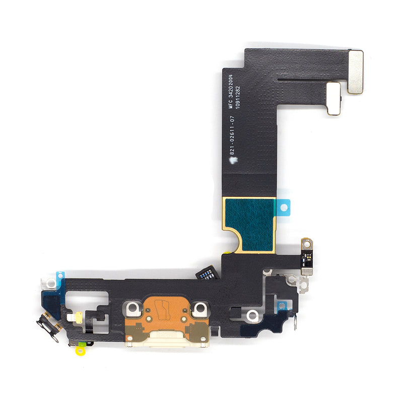 Para iPhone 12 Mini Sistema Conector Flex Board Blanco