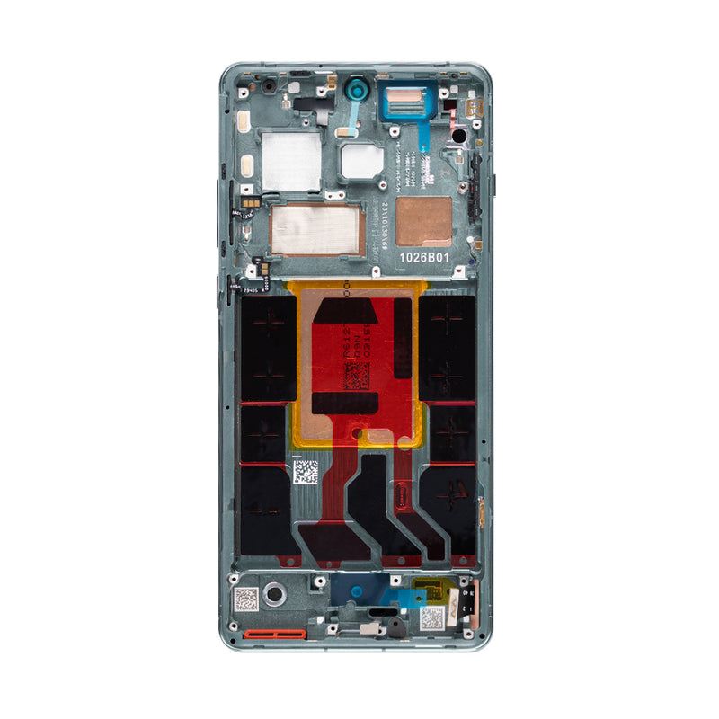 OnePlus 12 (CPH2573, CPH2581) Display And Digitizer With Frame Flowy Emerald OEM