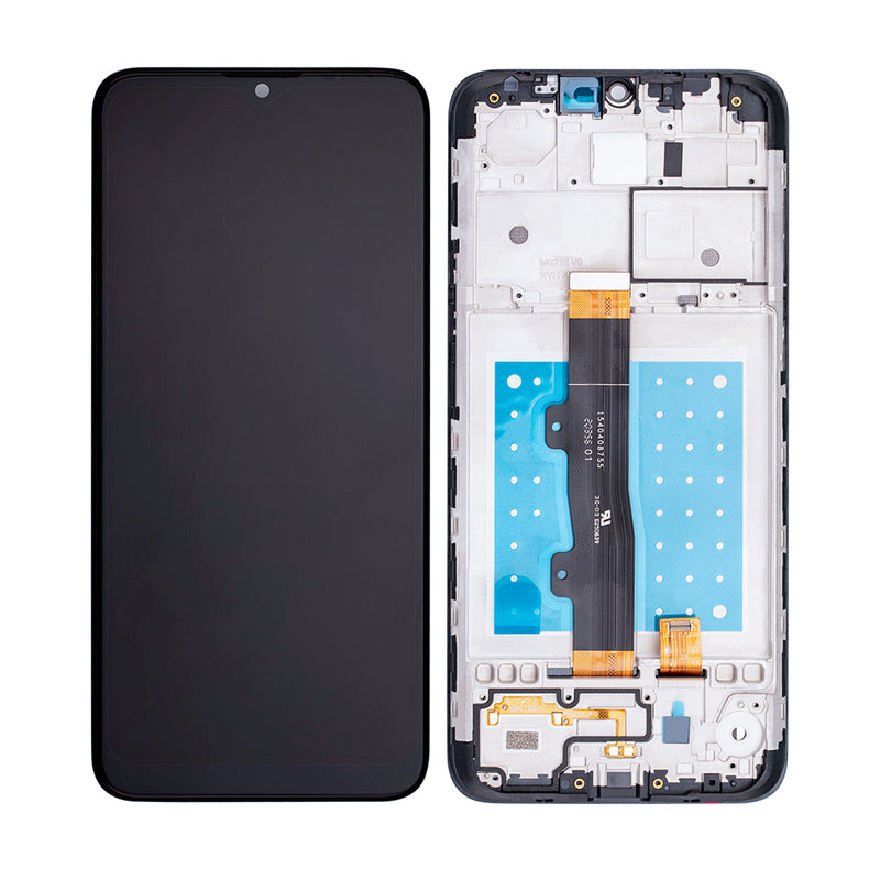 Motorola Moto E7 (XT2095, XT2095-2) Display And Digitizer With Frame Mineral Gray OEM