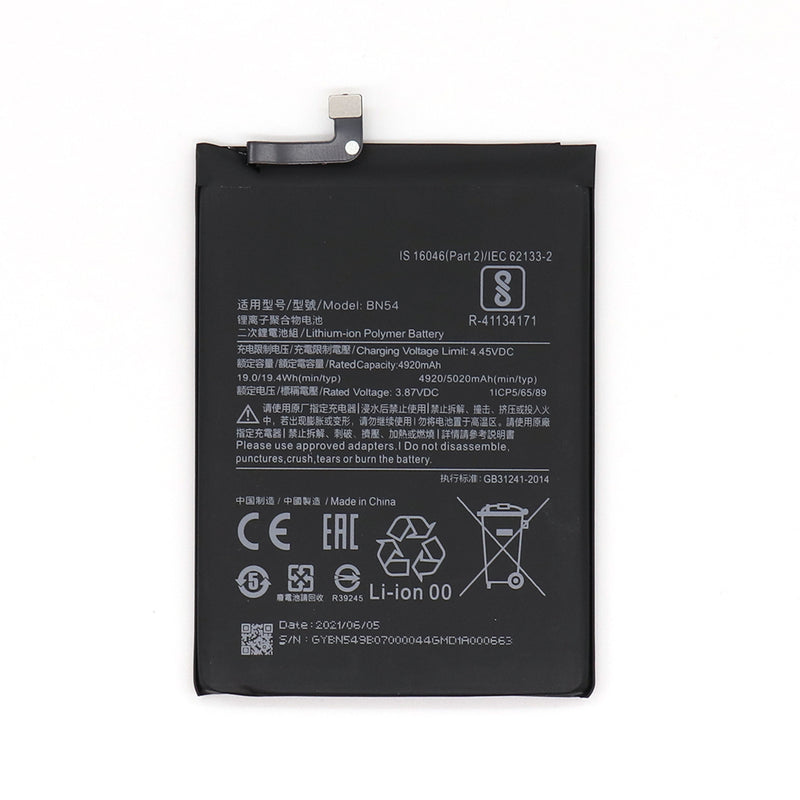 Xiaomi Redmi 9, Redmi Note 9 Batterie BN54 (OEM)