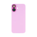 For iPhone 16 Extra Glass Without NFC, Enlarged Camera Frame Pink