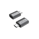 Rixus RXOTG05 Micro To USB-C OTG Adapter Space Gray (2-Pack)