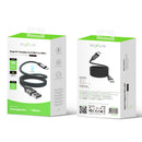 Rixus RXUC61AC Magnetic Charging Cord USB-A To USB-C 100CM 15W Black