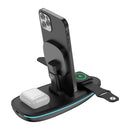 Rixus RXWC43 3-1 Foldable Wireless Charger Station