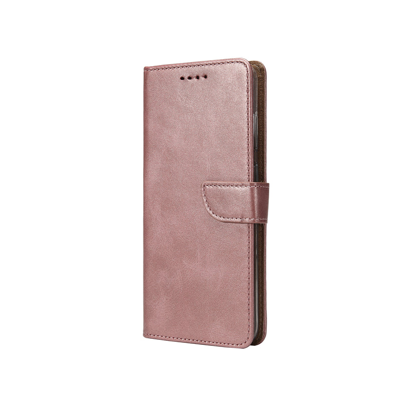 Rixus Bookcase For iPhone 16 Plus Pink