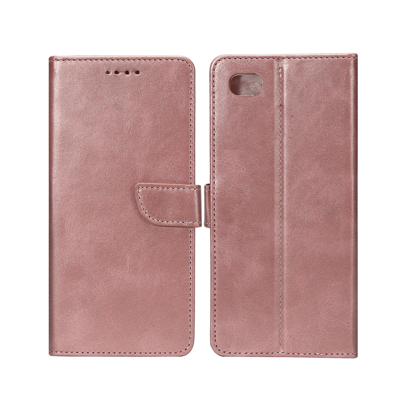 Rixus Bookcase For iPhone 7, 8 Rose Gold