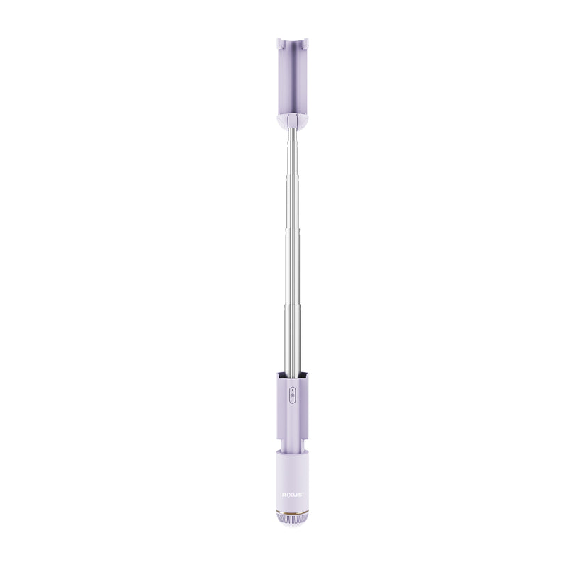 Rixus RXSF30P Mini Integrated Selfie Stick Bluetooth Purple