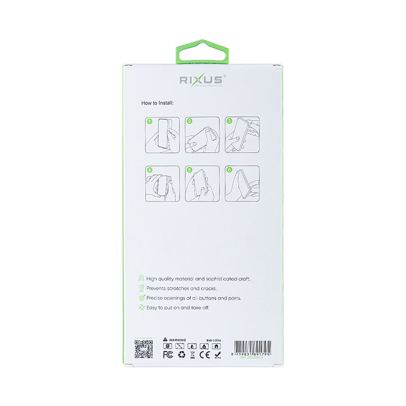 Rixus Anti-Burst Case With MagSafe For Samsung Galaxy S25 S931B Transparent