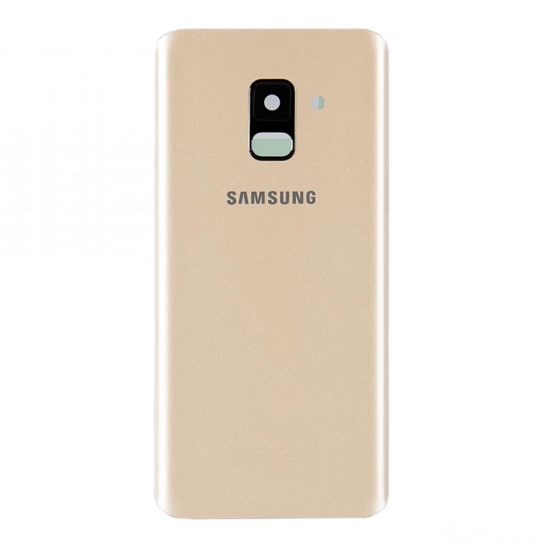 Samsung Galaxy A8 A530F (2018) Coque arrière Gold avec objectif (OEM)