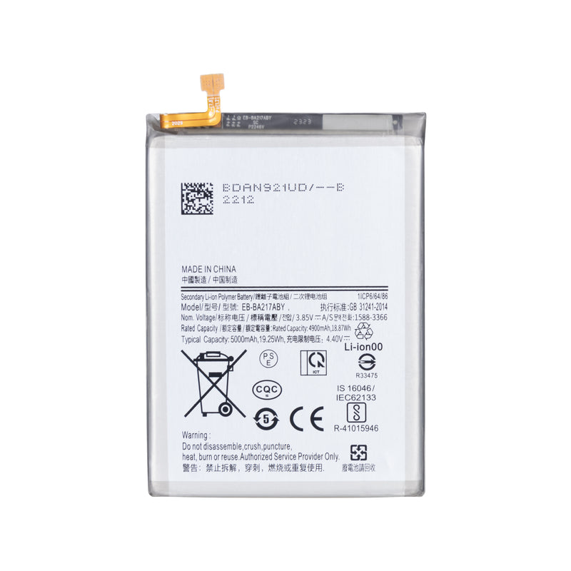 Samsung Galaxy A21s A217F, A12 A125F, A127F, A13 A135F, A137F, M12 M127F Batterie EB-BA217ABY (OEM)