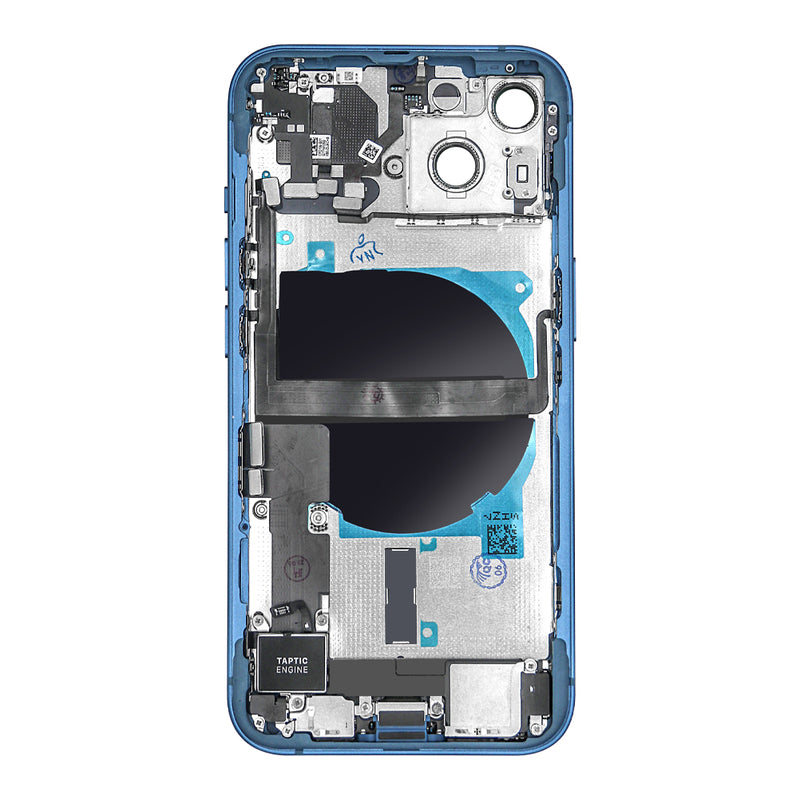 Para iPhone 13 Carcasa Completa incl. Todas las Piezas Pequeñas Sin Batería y Cámara Trasera Azul